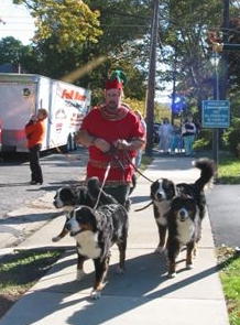 Bill with Wilczek Dogs
