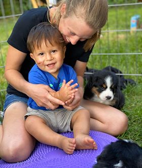 Our Professional Puppy Handlers - The Brown Family
