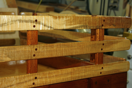 Spalted Curly Maple Slats
