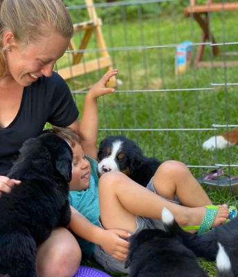 Our Professional Puppy Handlers - The Brown Family
