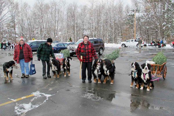 Tressy with Keiko, Buffy with Mac and Moriah, Lynn with Bentley and Molly, Ripley and Balsam waiting for Bill
