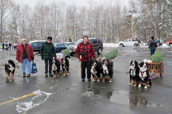 Tressy with Keiko, Buffy with Mac and Moriah, Lynn with Bentley and Molly, Ripley and Balsam waiting for Bill
