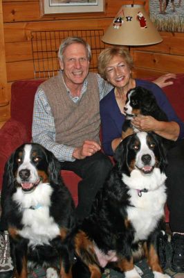 Saco Goes Home!
Saco with his new family Peg Hickox and Tim Torno and mother Balsam and Grandmother Ripley.
