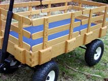 Quarter Sawn White Oak Deluxe Wagon - detail