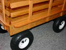 Red Oak Basic Wagon - Side View