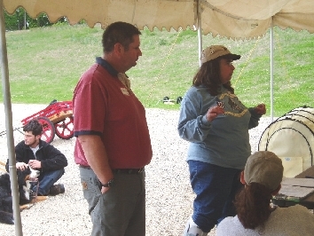 Bill and Barbie giving introduction at the BMDCNV Draft Workshop in 2004
