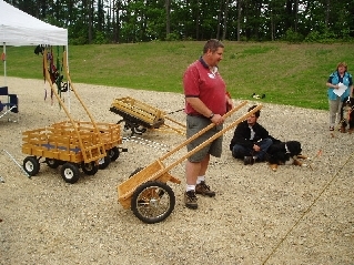 Bill explaining types of equipment at the BMDCNV Draft Workshop in 2004
