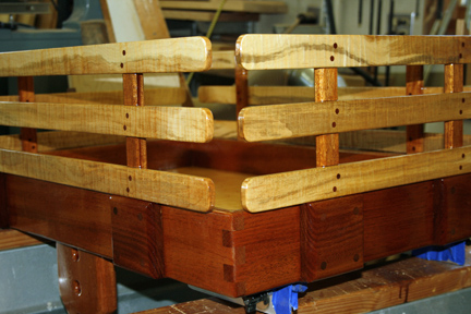 Spalted Curly Maple Slats
