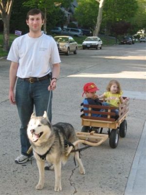 Hillel Caplan with Chevy and Family
