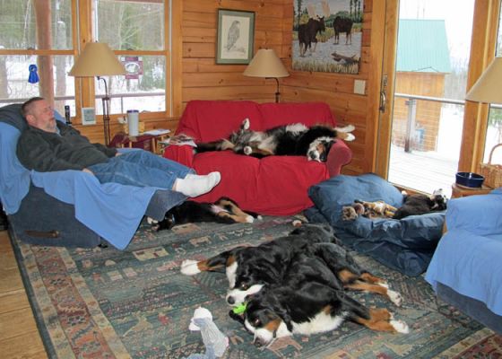 Peaceful Family January 13, 2013
After Playing In the Snow!
